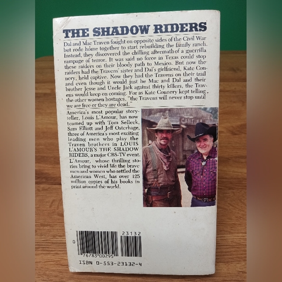 The Shadow Riders by Louis L'Amour 1982 Paperback - Picture 2 of 6